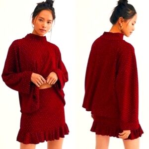 SOLD Free People Sweater and Skirt Set